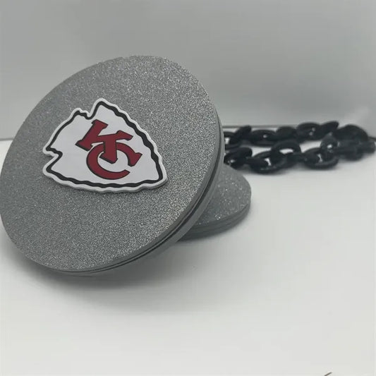 Rotatable EVA Material Team Fan Chain Necklace