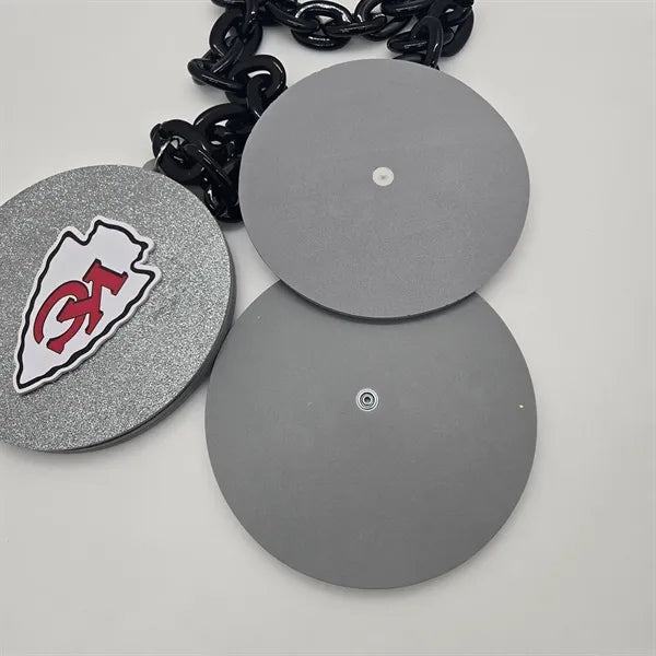 Rotatable EVA Material Team Fan Chain Necklace