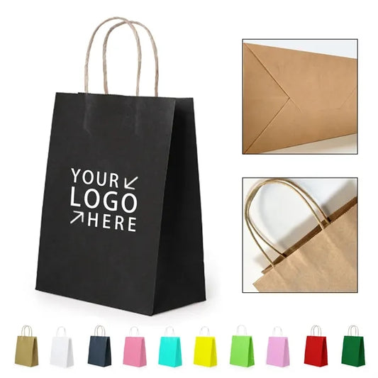 Colorful Kraft Paper Shopping Bag