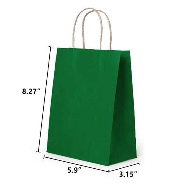 Colorful Kraft Paper Shopping Bag