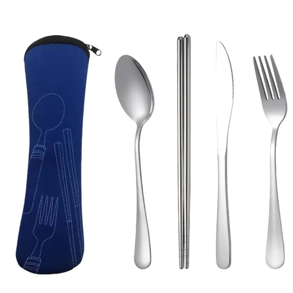 Travel Utensils 6 Pieces Set