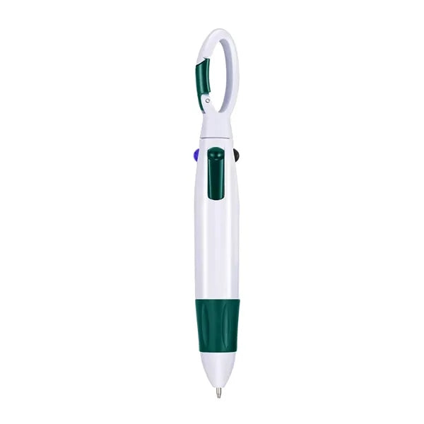 Four-Color Ballpoint Pen With Anti-Loss Button