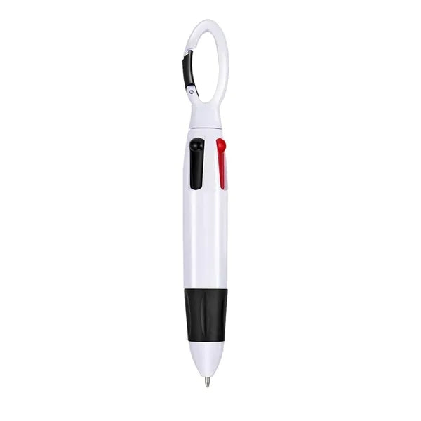 Four-Color Ballpoint Pen With Anti-Loss Button