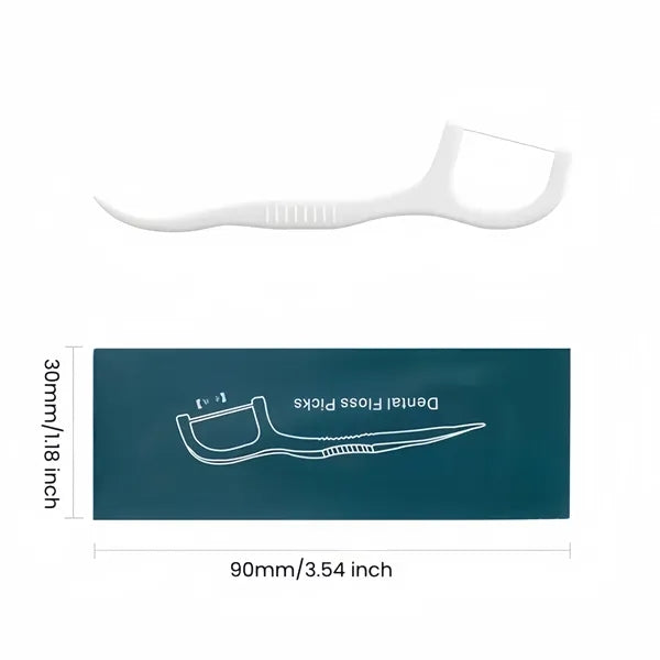 Dental Flosser with Individually Wrapped