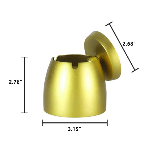 Stainless Steel Ashtray with Lid