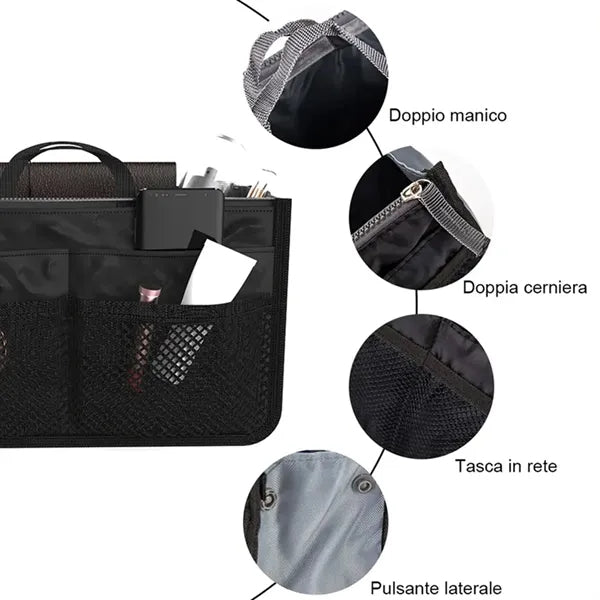 Travel Insert Organizer Handbag