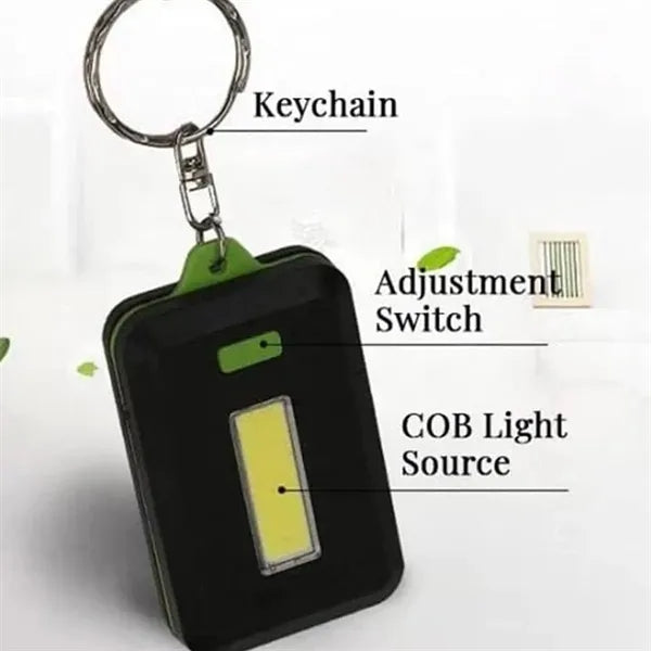 Portable COB Led Keychain Flashlight