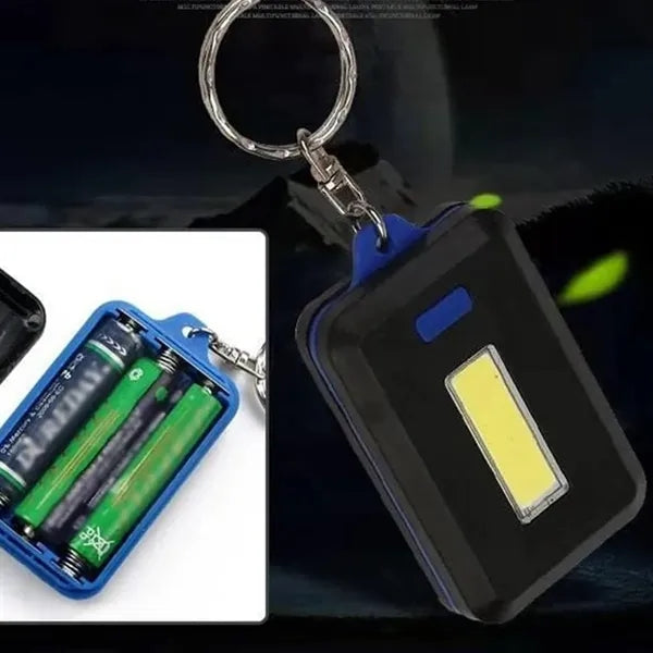 Portable COB Led Keychain Flashlight