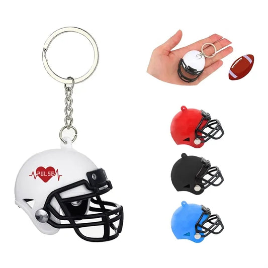 Mini Football Helmet Keychain