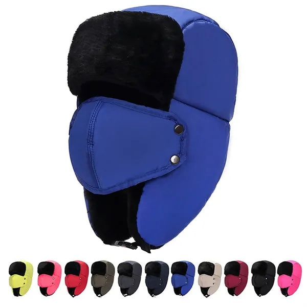 Winter Windproof Trapper Hat With Mask