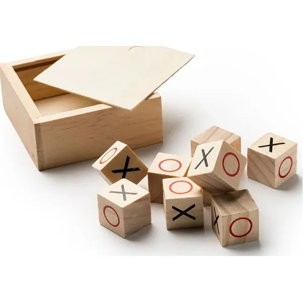 Wooden Tic Tac Toe Game