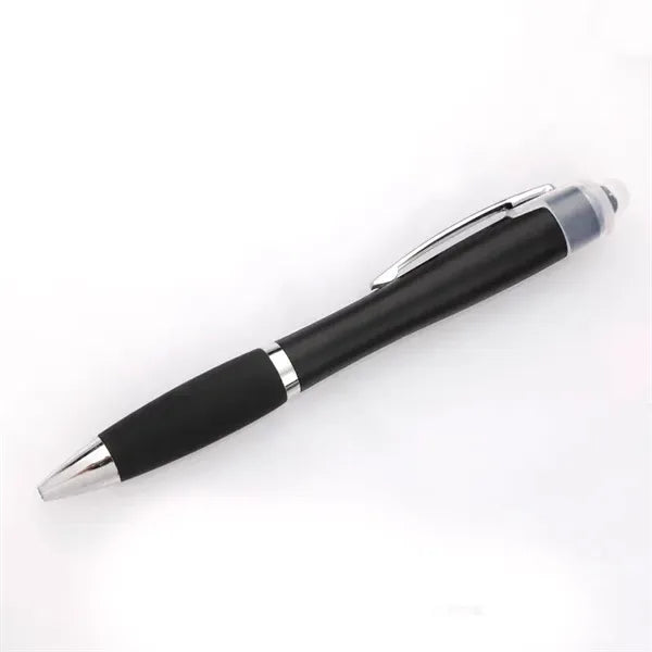 Led Light Up Laser LOGO Pen with Touch Screen