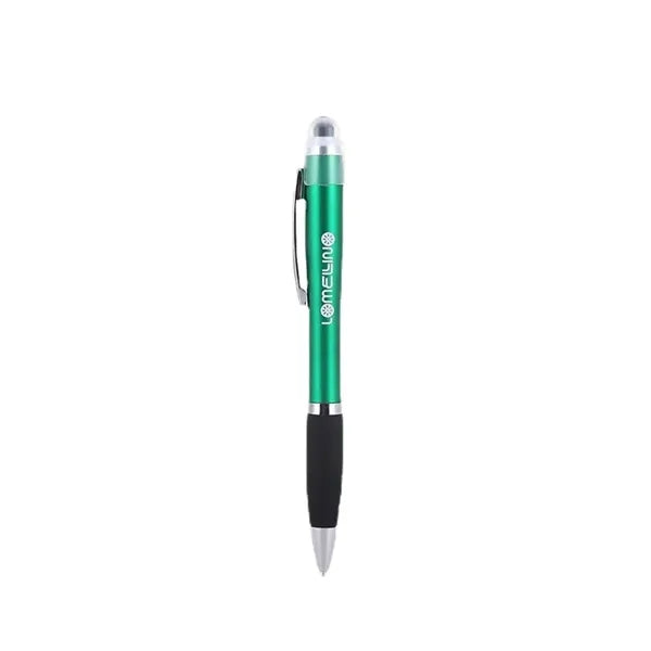 Led Light Up Laser LOGO Pen with Touch Screen
