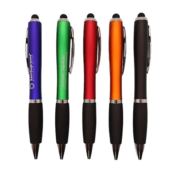 Led Light Up Laser LOGO Pen with Touch Screen