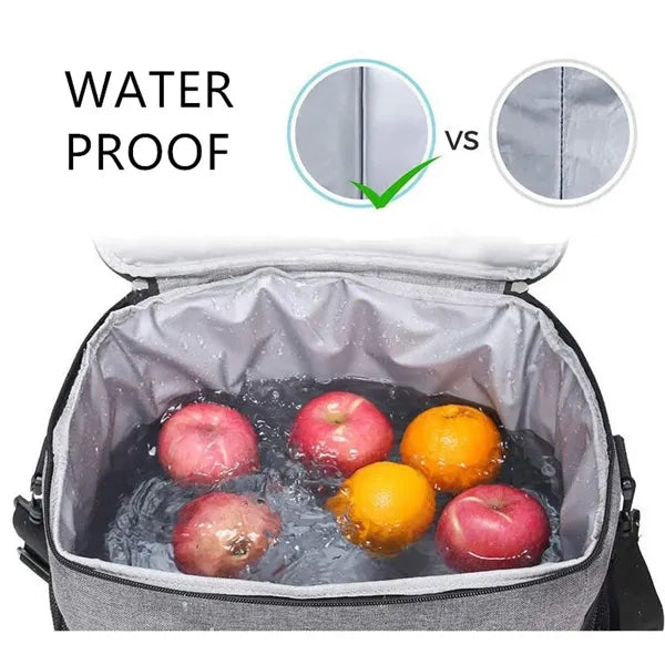 Insulated Lunch Bag Leakproof Soft Cooler Cooling Tote 15L