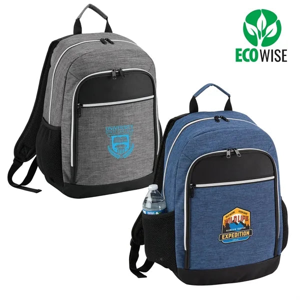 RPET Heather Laptop Backpack