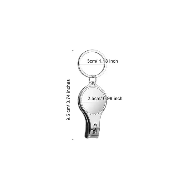 Finger Nail Clip With Keychain