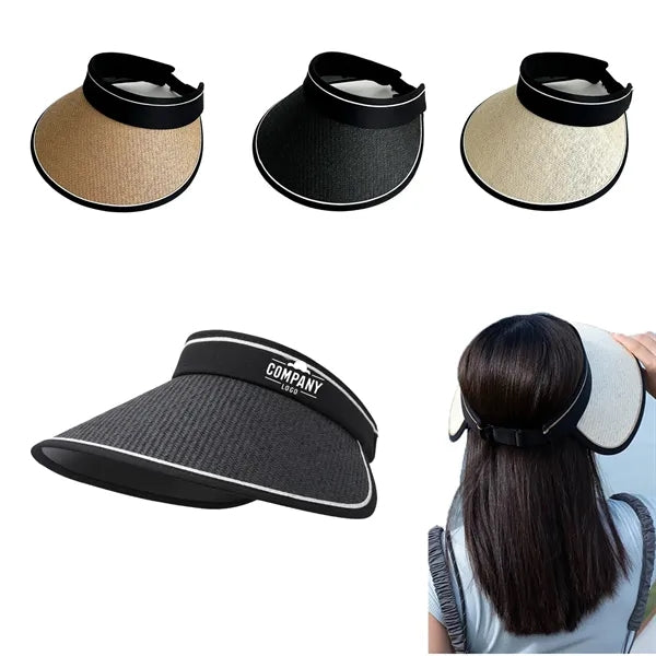 Wide Straw Brim Sun Visor Hats