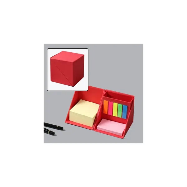 Storage Organizer With Sticky Notes