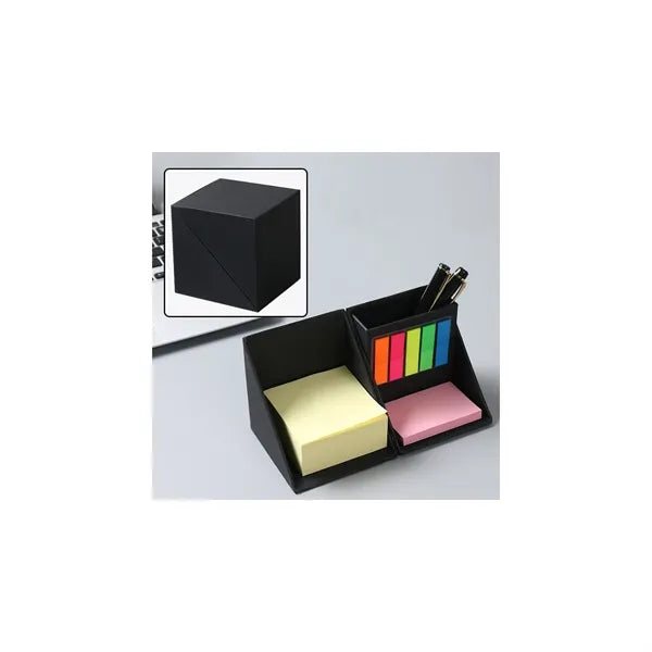 Storage Organizer With Sticky Notes