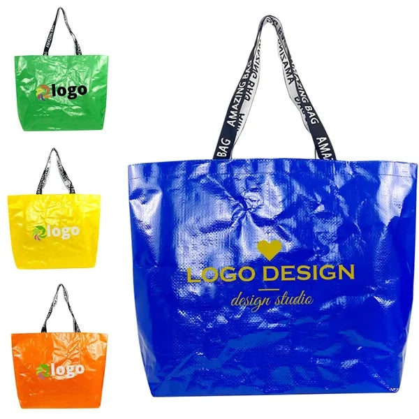 Laminated Woven Shopping Tote Bag