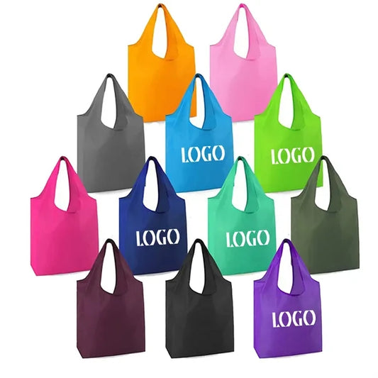 Polyester Folding Shopper Tote Bag