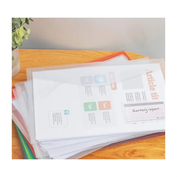 Envelope Folders With Label Pocket