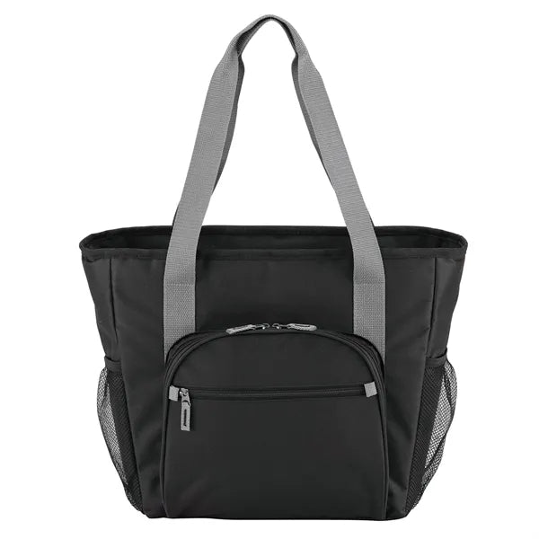 RPET Cooler Tote Bag -Insulated 20-Can, Eco-Friendly