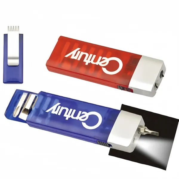 LED Flashlight Screwdriver Set