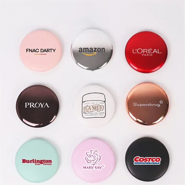 Circular Fold Led Lighted Make-Up Mirror