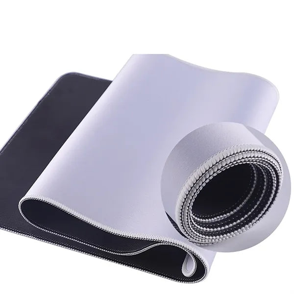 Rubber Mouse Pad Washable with Stitched Edges