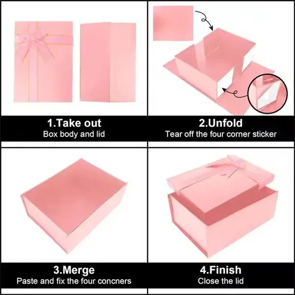 Folding Gift Box with Lid