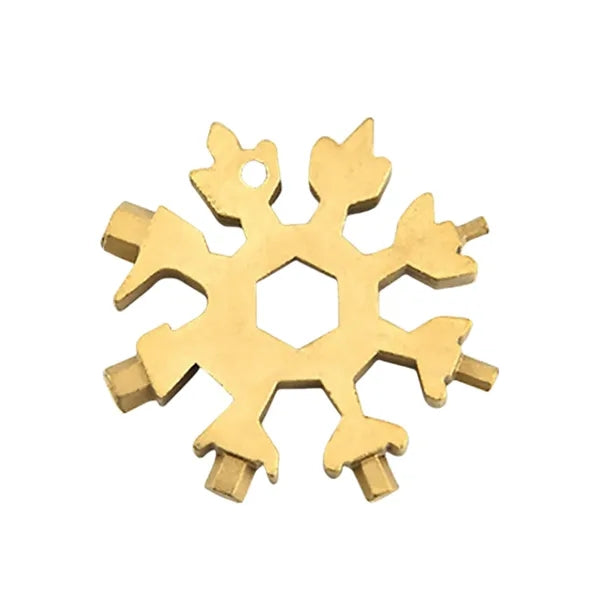 18 in 1 Multitool Snowflake W/ Keychain
