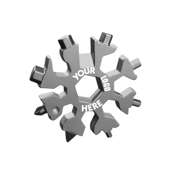 18 in 1 Multitool Snowflake W/ Keychain