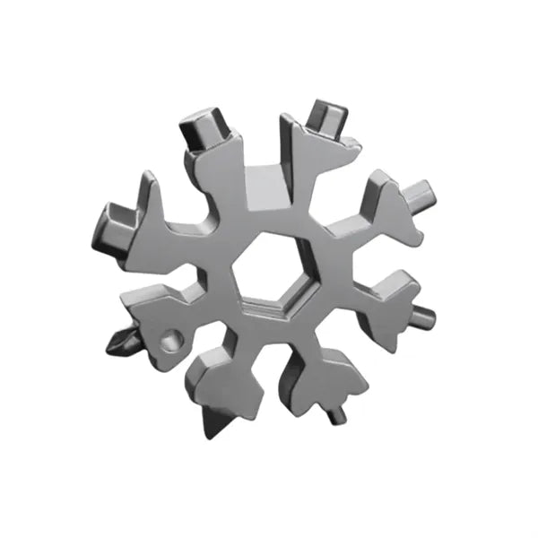18 in 1 Multitool Snowflake W/ Keychain