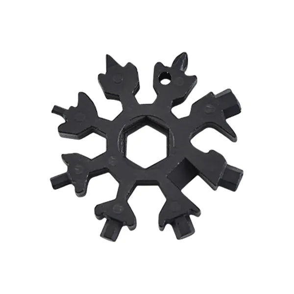 18 in 1 Multitool Snowflake W/ Keychain