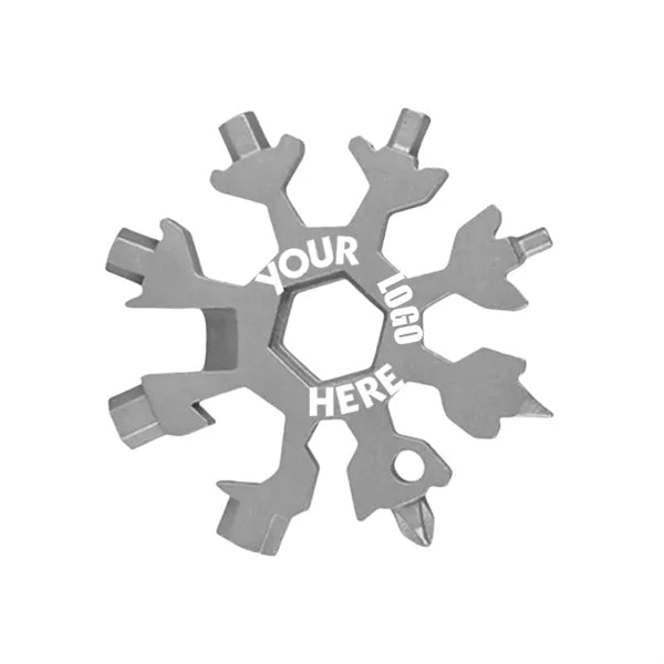 18 in 1 Multitool Snowflake W/ Keychain