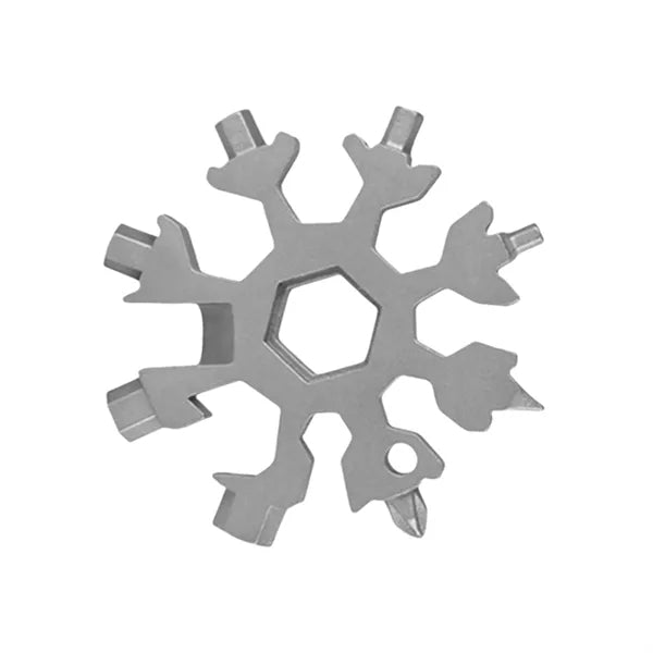 18 in 1 Multitool Snowflake W/ Keychain