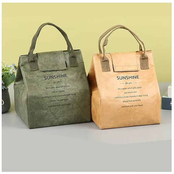 Waterproof Insulated Dupont Paper Lunch Bag for Office