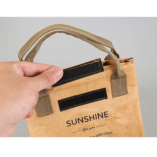 Waterproof Insulated Dupont Paper Lunch Bag for Office