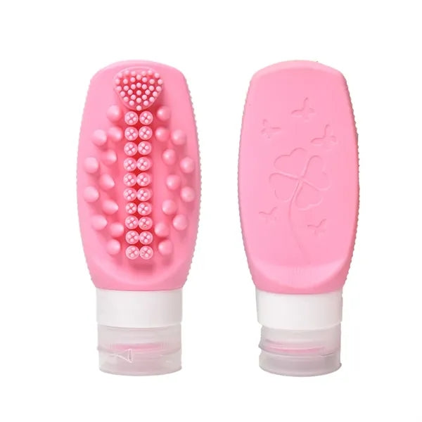 Hair Brush with bottle 2in1