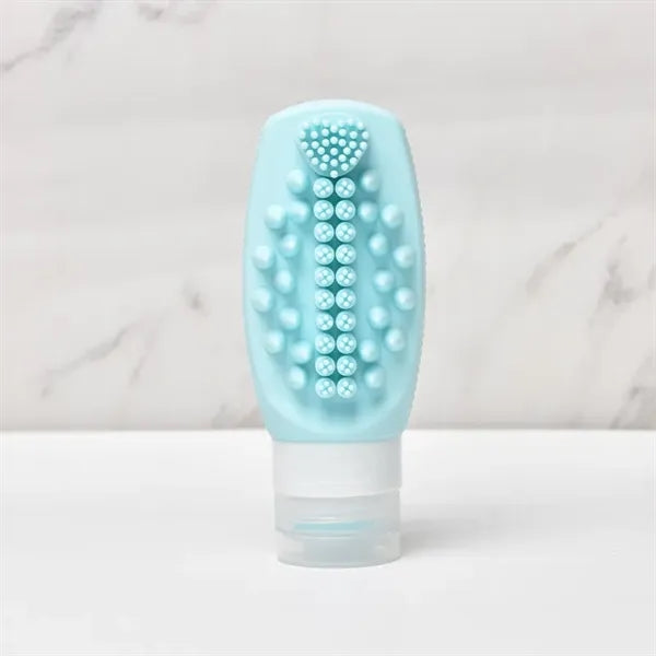 Hair Brush with bottle 2in1
