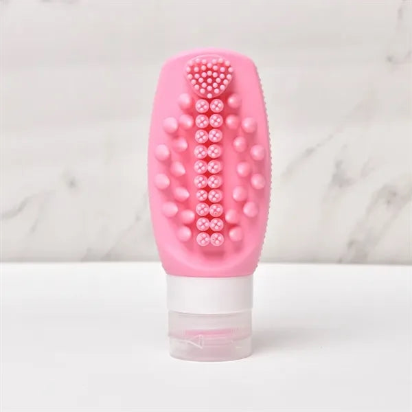 Hair Brush with bottle 2in1