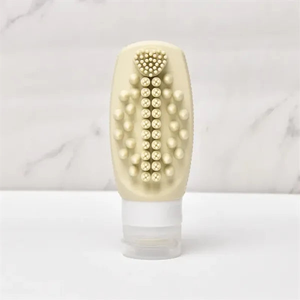 Hair Brush with bottle 2in1