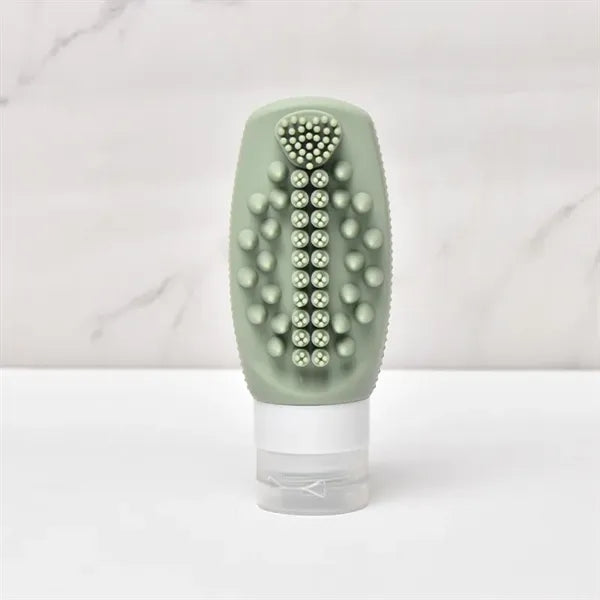 Hair Brush with bottle 2in1