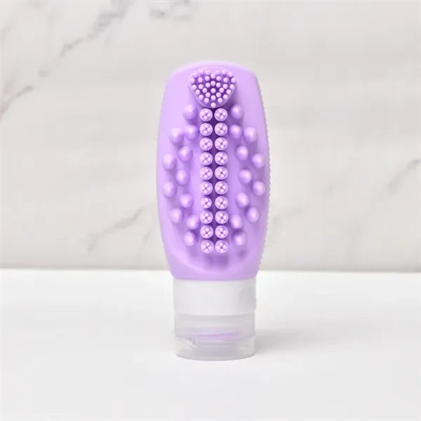Hair Brush with bottle 2in1