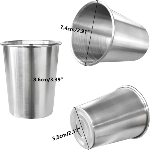 Multiple Capacities Stainless Steel Cup