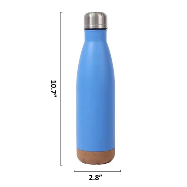 17 oz. Wood & Double-Wall Stainless Water Bottle