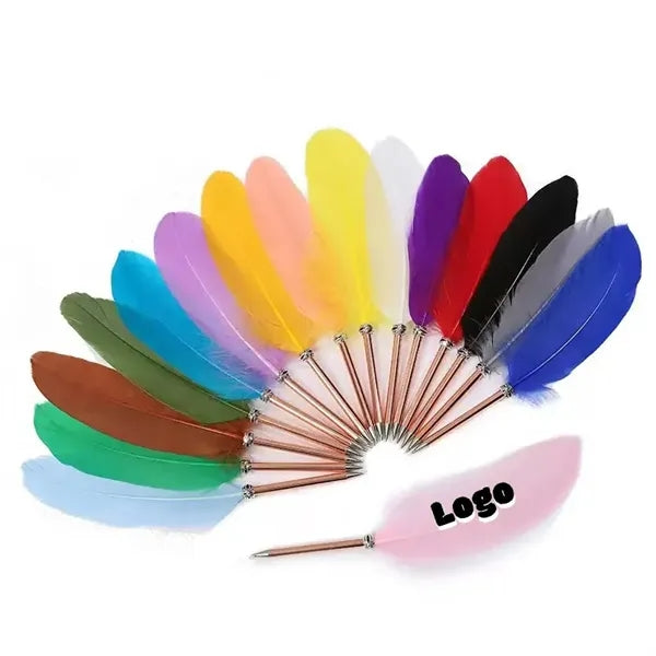 Retro Feather Quill Ball Pen