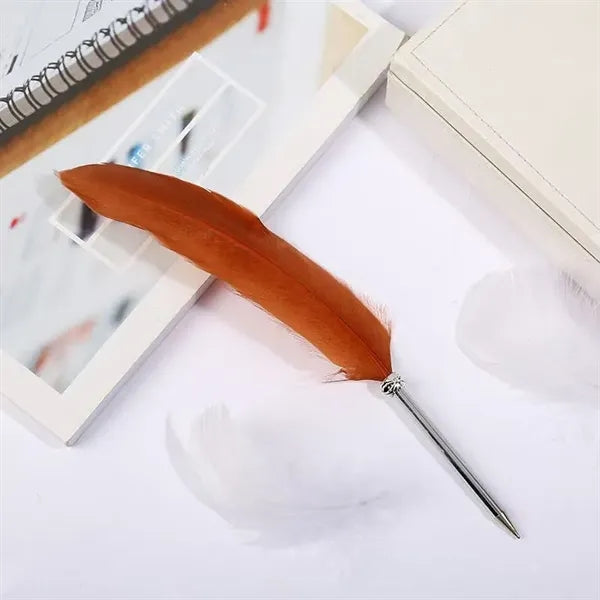 Retro Feather Quill Ball Pen